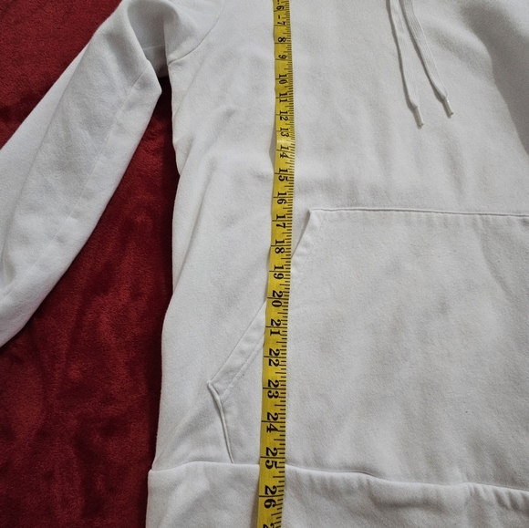 Adidas Men Large White Hoodie-Sweatshirt - Picture 5 of 9